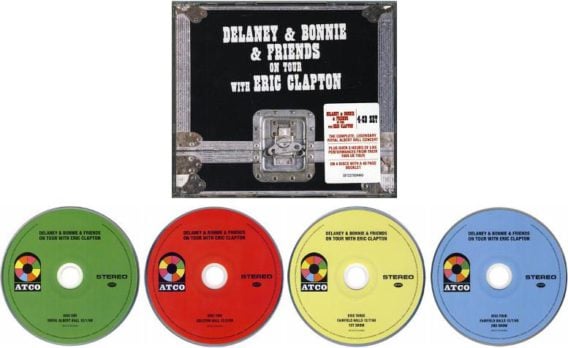 Delaney & Bonnie & Friends: Box 4 CDs ON TOUR WITH EIC CLAPTON