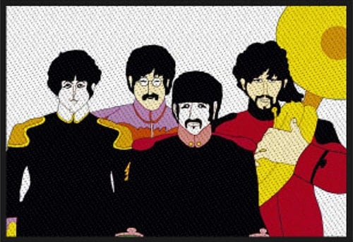 BEATLES-Aufnäher/Aufbügler YELLOW SUBMARINE BAND