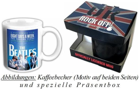 BEATLES-Kaffeebecher EIGHT DAYS A WEEK