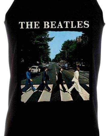 2014: BEATLES-Achselshirt ABBEY ROAD ALBUM COVER ON BLACK