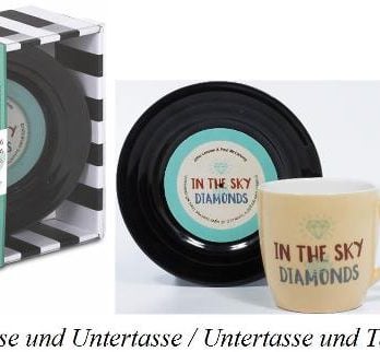 BEATLES-Tasse & Untertasse LUCY N THE SKY WITH DIAMONDS