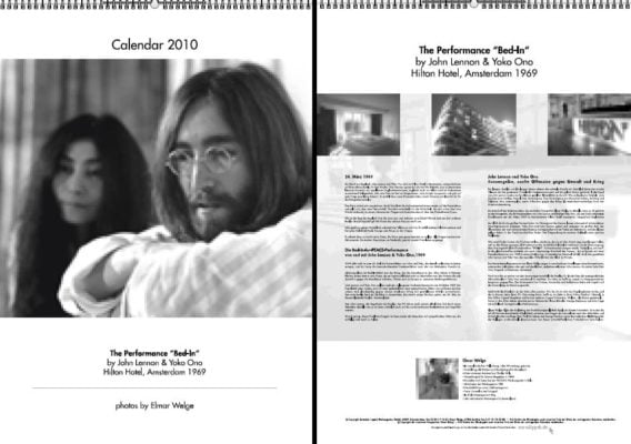 JOHN LENNON: Kalender 2010 The Performance "Bed-In"