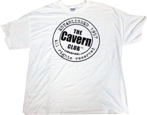T-Shirt THE CAVERN - ESTABLISHED 1957, weiß
