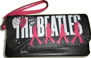 BEATLES Tasche ABBEY ROAD in pink, klein
