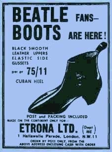 BEATLES: Poster BEATLE BOOTS