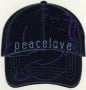 JOHN LENNON: Baseball Cap PEACE LOVE