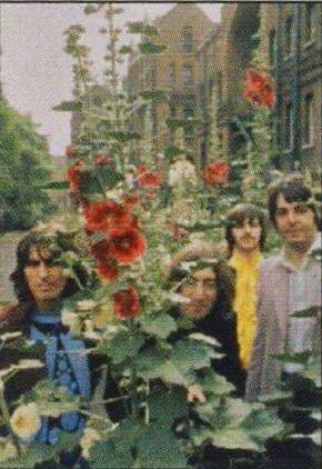 BEATLES: Postkarte AT GARDEN - MAD DAY OUT SESSION