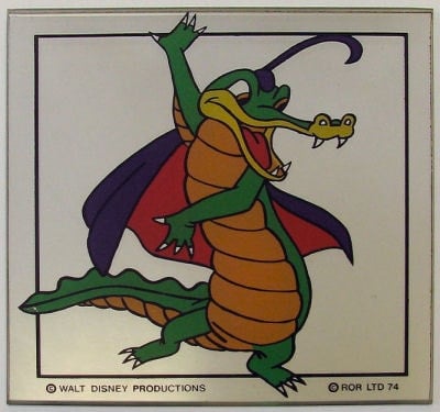 Ringo Starr Spiegel CROCODILE FROM FILM FANTASIA