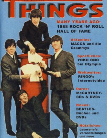 BEATLES: Fan-Magazin THINGS 122