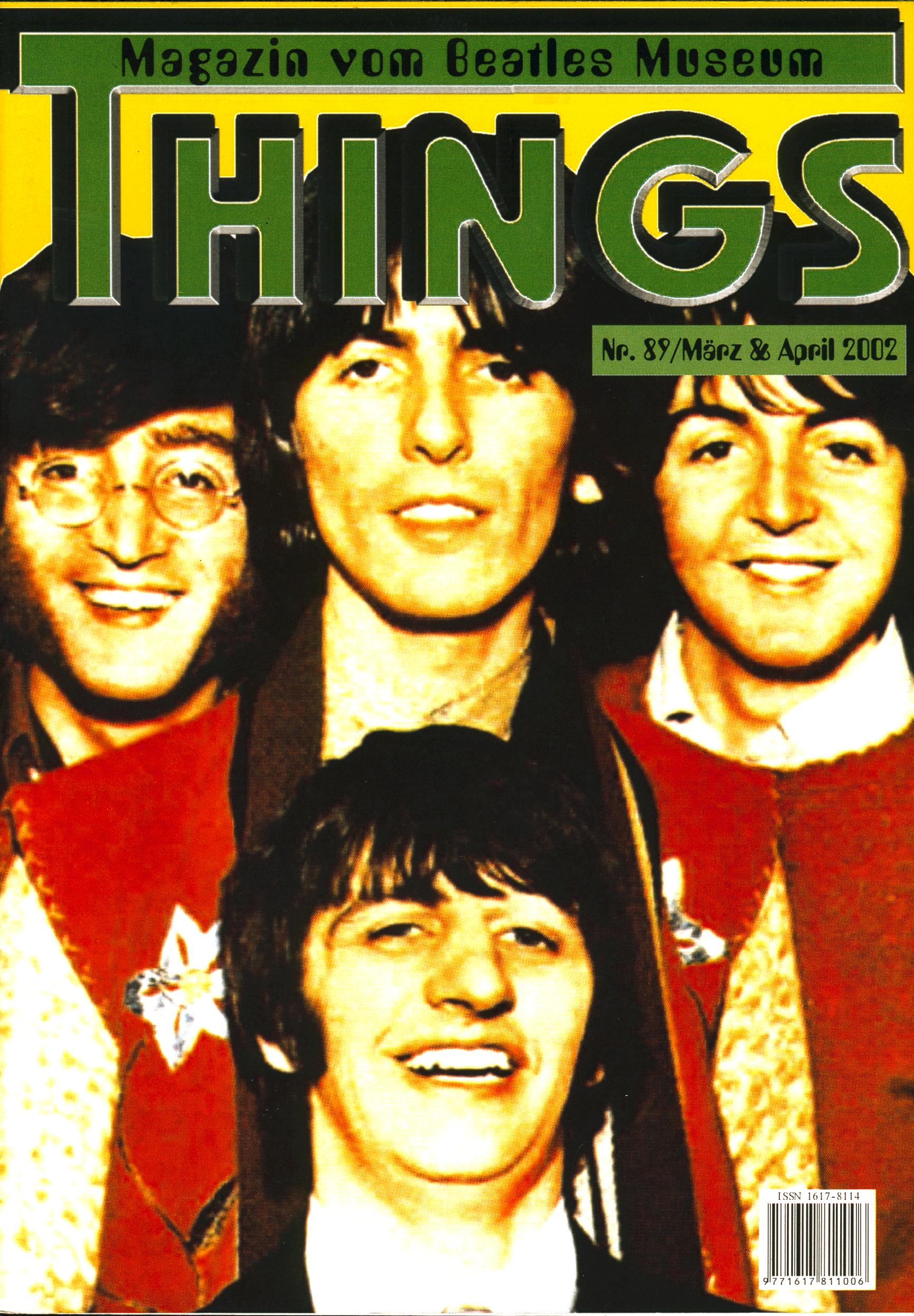 BEATLES: Fan-Magazin THINGS 89