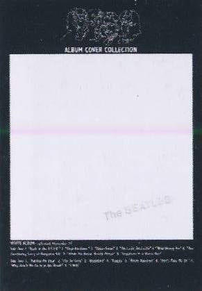 Postkarte Album Cover THE BEATLES (WHITE ALBUM)