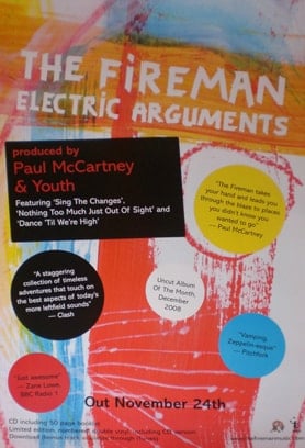 Promotion-Poster Paul McCartney THE FIREMAN