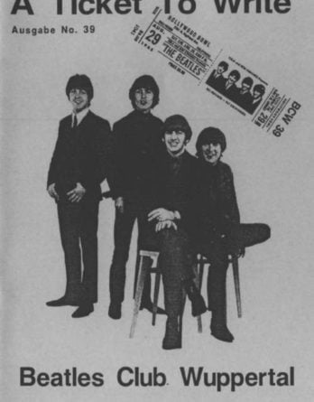 BEATLES: Fan-Magazin A TICKET TO WRITE 39