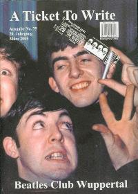 BEATLES: Fan-Magazin A TICKET TO WRITE 75