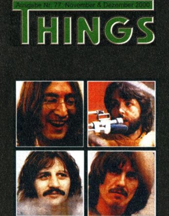 BEATLES: Fan-Magazin THINGS 77