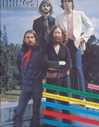 BEATLES: Fan-Magazin THINGS 68