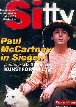 PAUL McCARTNEY: Zeitschrift SITTY, DAS SIEGENR STADTMAGAZIN