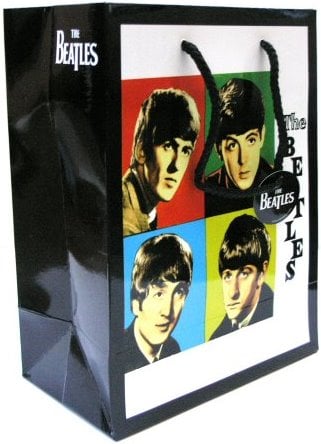 BEATLES: Präsenttasche THE BEATLES 1963 - Mittelgroß