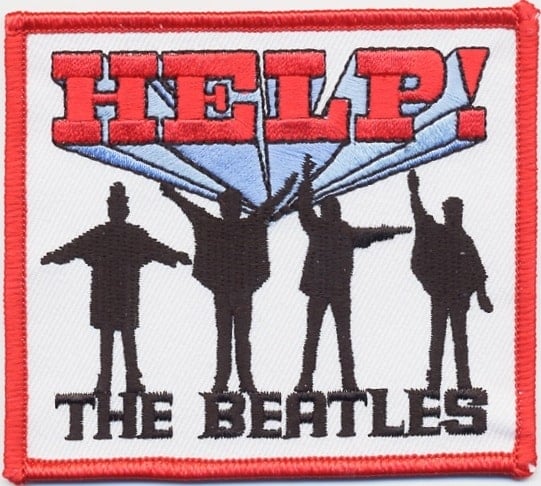 BEATLES: Aufnäher HELP!