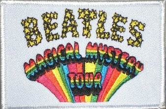 BEATLES: Aufnäher MAGICAL MYSTERY TOUR LOGO