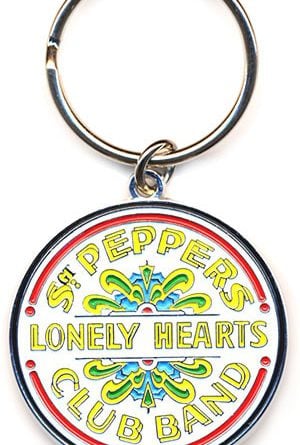 BEATLES: Schlüsselanhänger Logo BASS DRUM SGT. PEPPER