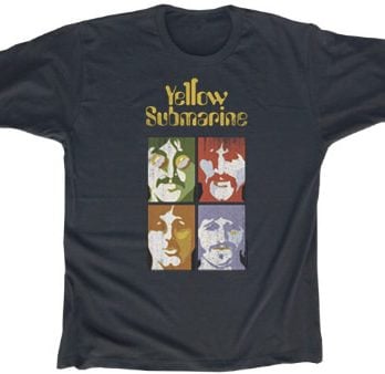 T-Shirt YELLOW SUBMARINE PSYCHEDLIC BEATLES PORTRAITS