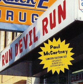 PAUL McCARTNEY: CD RUN DEVIL RUN Limited Edition