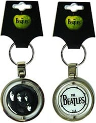 BEATLES: Double Spin Side Schlüsselanhänger COVER WITH THE BEAT