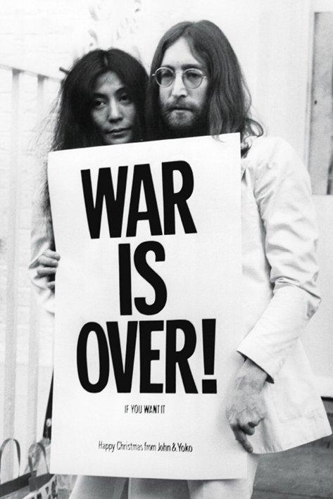 Poster JOHN LENNON & YOKO ONO - WAR IS OVER