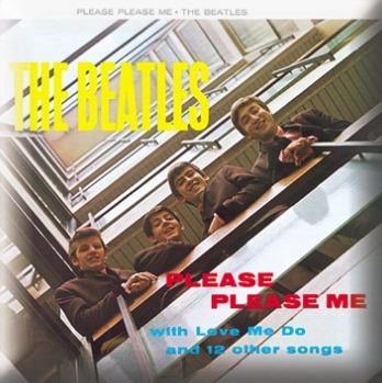 BEATLES Pin PLEASE PLEASE ME COVER