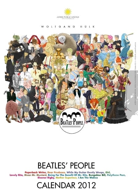 Kalender: BEATLES' PEOPLE CALENDAR 2012