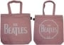Shopperbag SIGN "THE BEATLES" WHITE ON PINK