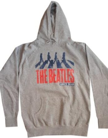 BEATLES-Hoodie ABBEY ROAD GREY.