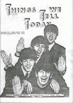 BEATLES: Fan-Magazin THINGS 3 (Nachdruck)