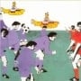 BEATLES-Grußkarte E-02: YELLOW SUBMARINE - FOOTBALL