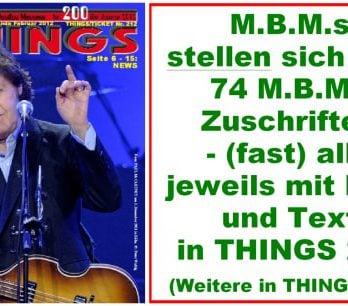 BEATLES: Fan-Magazin THINGS 200