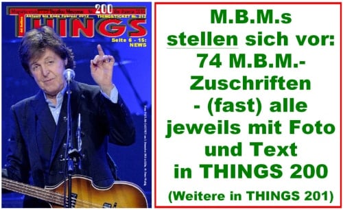 BEATLES: Fan-Magazin THINGS 200