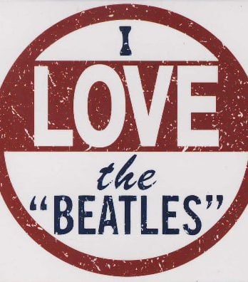 BEATLES-Magnet I LOVE THE BEATLES.