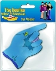 BEATLES: Magnet YELLOW SUBMARINE GLOVE