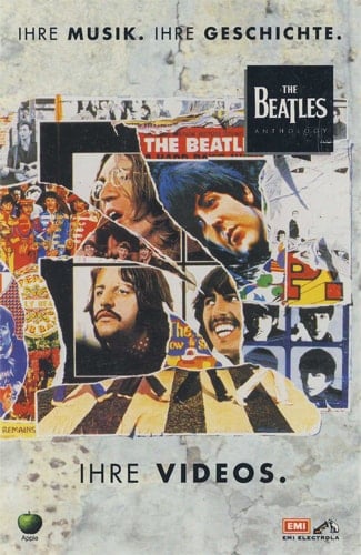 BEATLES: Aufkleber / sticker ANTHOLOGY