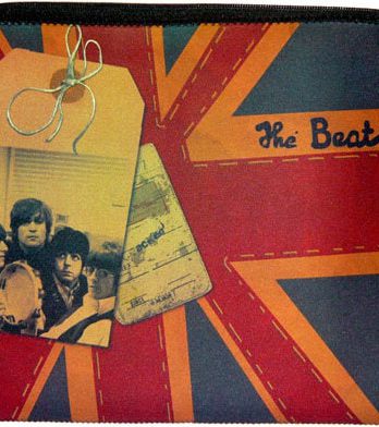 Notebook-Tasche THE BEATLES 1966 & UNION JACK