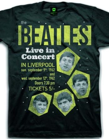 T-SHIRT THE BEATLES LIVE IN CONCERT - IN LIVERPOOL