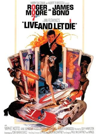 (PAUL McCARTNEY) Poster LIVE AND LET DIE